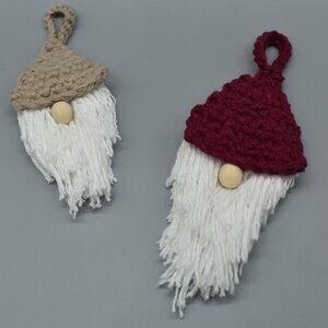 Crochet Gmone Ornaments Hand crafted Set of Two